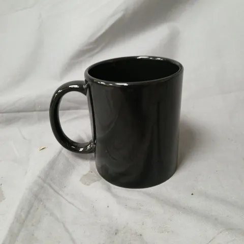 APPROXIMATELY 11 BLACK MUGS