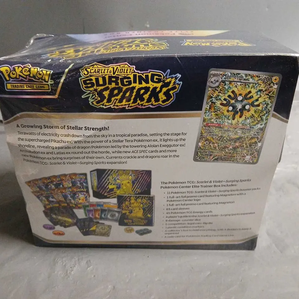 POKEMON SCARLETT & VIOLET SURGING SPARKS ELITE TRAINER BOX