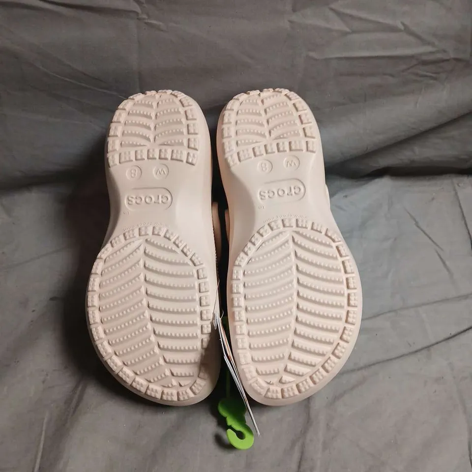 CROCS CLOGS – PEACH PINK - SIZE UK 6 