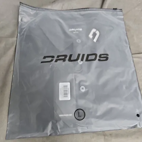 DRUIDS ELITE POLO SHIRT – BLACK, UK SIZE L