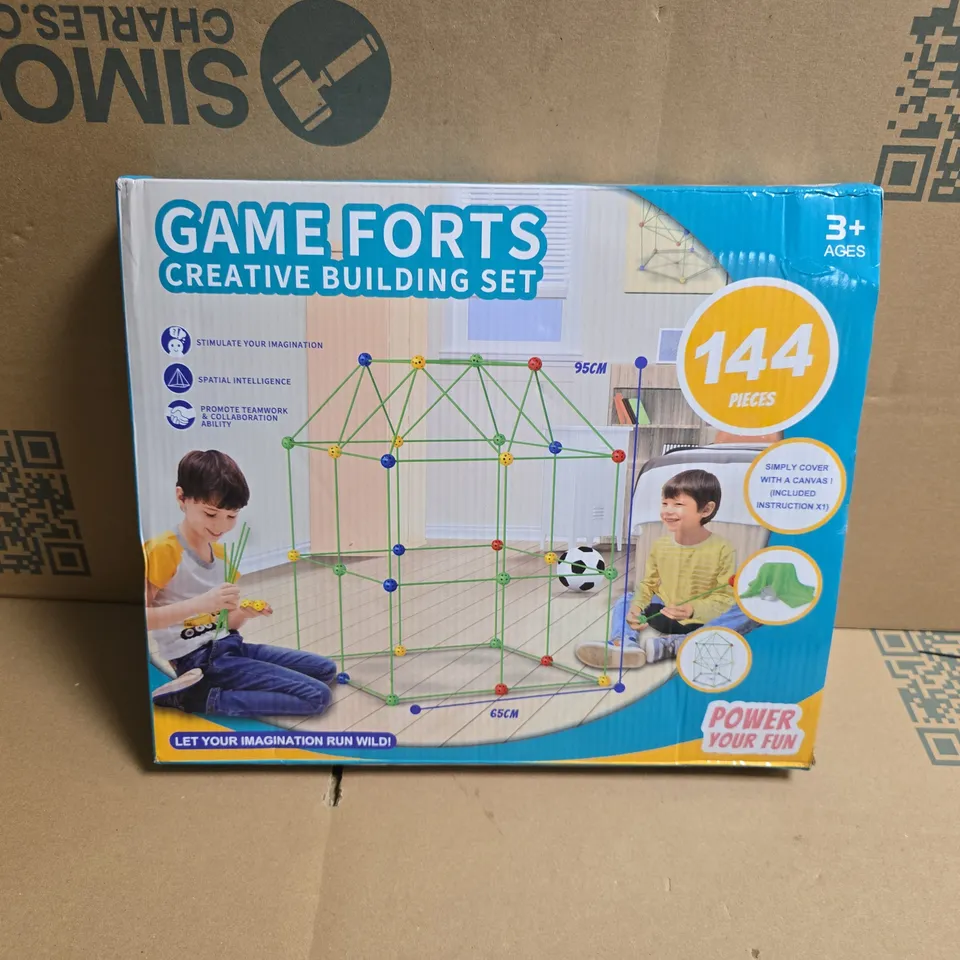 GAME FORTS CREATIVE BUILDING SET – 144 PIECES, AGES 3+