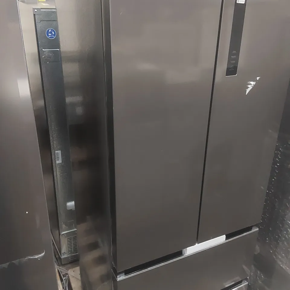 BEKO GN14790PX FROST FREE MULTI-DOOR AMERICAN FRIDGE FREEZER - BRUSHED STEEL - E RATED