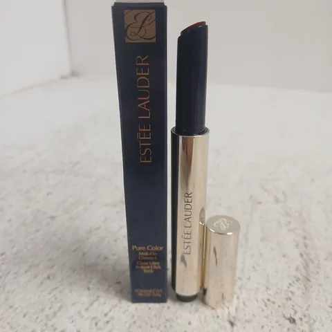 BOXED ESTÉE LAUDER PURE COLOR MELT-ON GLOSSSTICK – 289 MELTED SCARLET (1.8G)