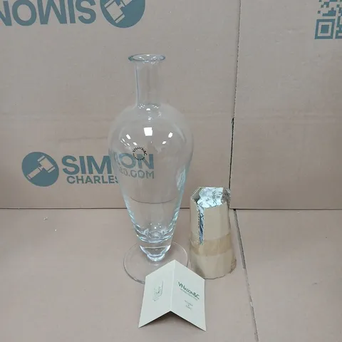 VNASON & C BOTTIGLIA GLASS DECANTER/BOTTLE – ART. 3123/15, 1 PIECE BOXED