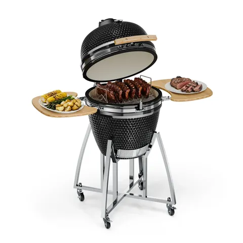 BOXED KLARSTEIN WAGYU 40CM KAMADO OUTDOOR GRILL​ BLACK