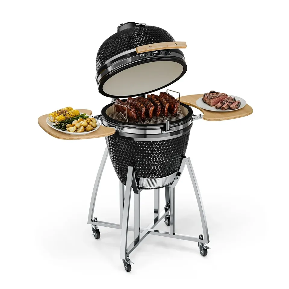 BOXED KLARSTEIN WAGYU 40CM KAMADO OUTDOOR GRILL​ BLACK
