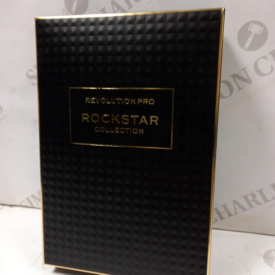 REVOLUTION PRO ROCKSTAR COLLECTION 2x EYE PALETTES AND BLACK EYELINER GIFT SET