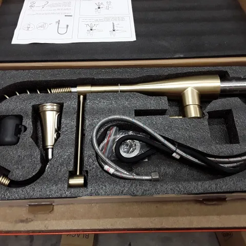 BOXED PRE-RINSE PULL-DOWN SWIVEL KITCHEN FAUCET