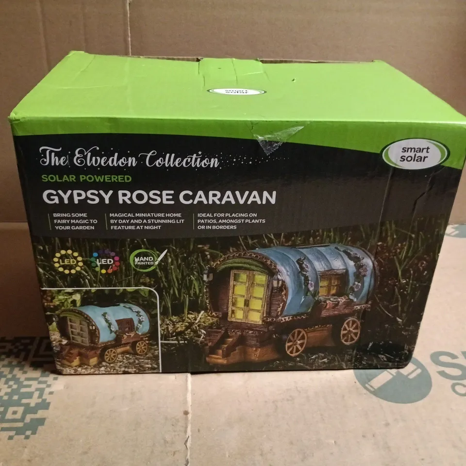 SMART SOLAR THE SWEDEN COLLECTION GYPSY ROSE CARAVAN BOXED
