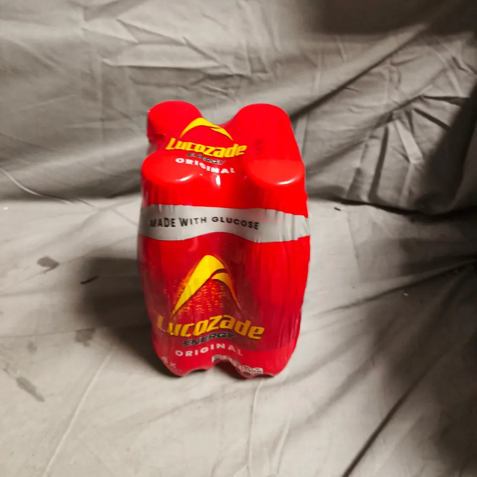 LUCOZADE ENERGY ORIGINAL 4-PACK BOTTLES