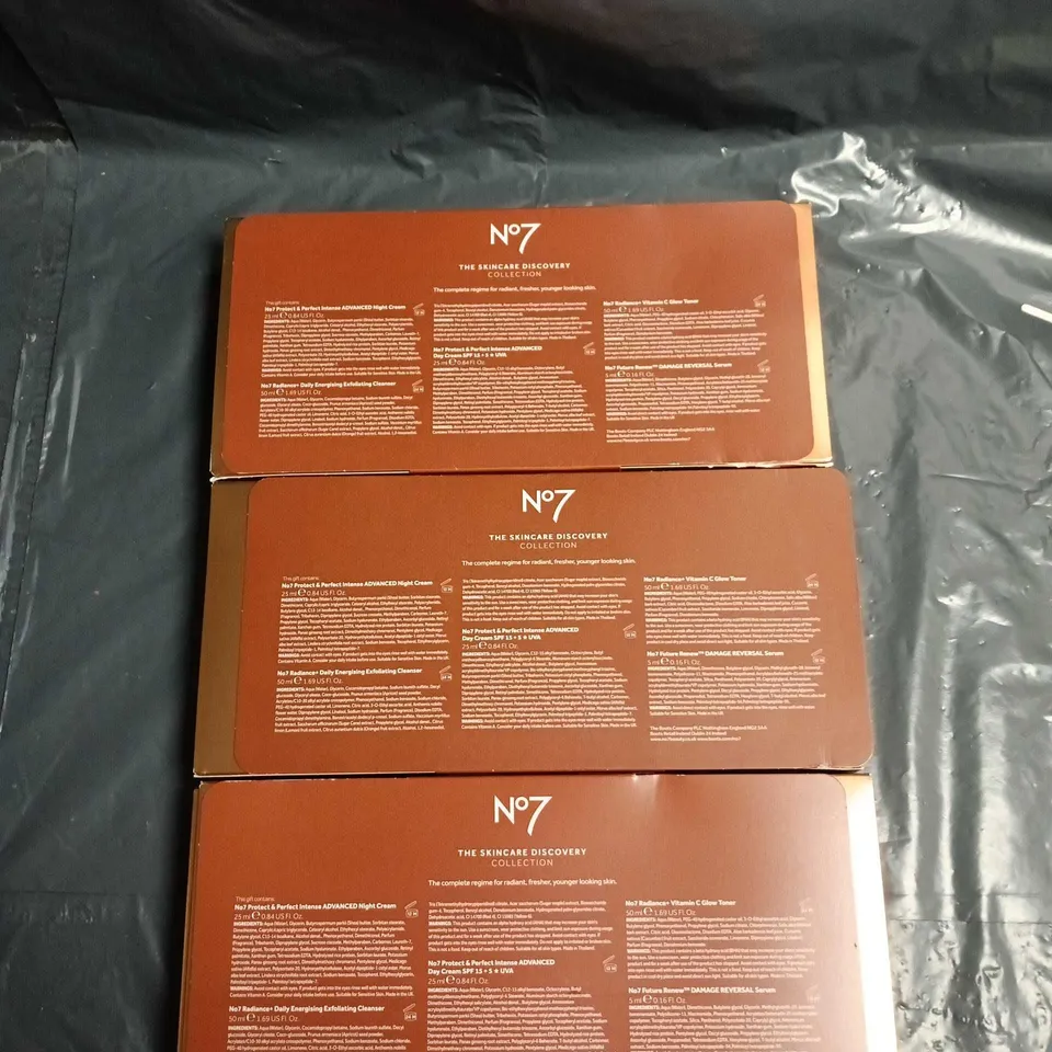NO7 THE SKINCARE DISCOVERY COLLECTION (SET OF 3 BOXES)