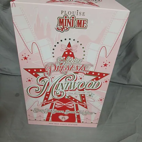 BOXED PLOUISE MINIWOOD BORN TO SHINE BUILT TO SLAY MINI MUA VANITY STATION