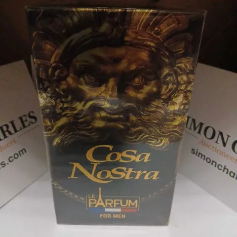 BOXED AND SEALED COSA NOSTRA LE PARFUM FOR MEN EAU DE TOILETTE 100ML