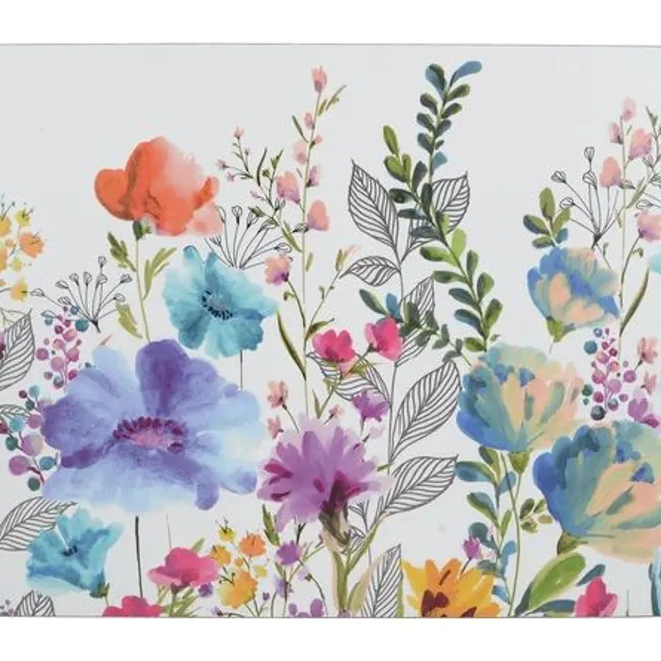 FLORAL RECTANGLE PLACEMAT