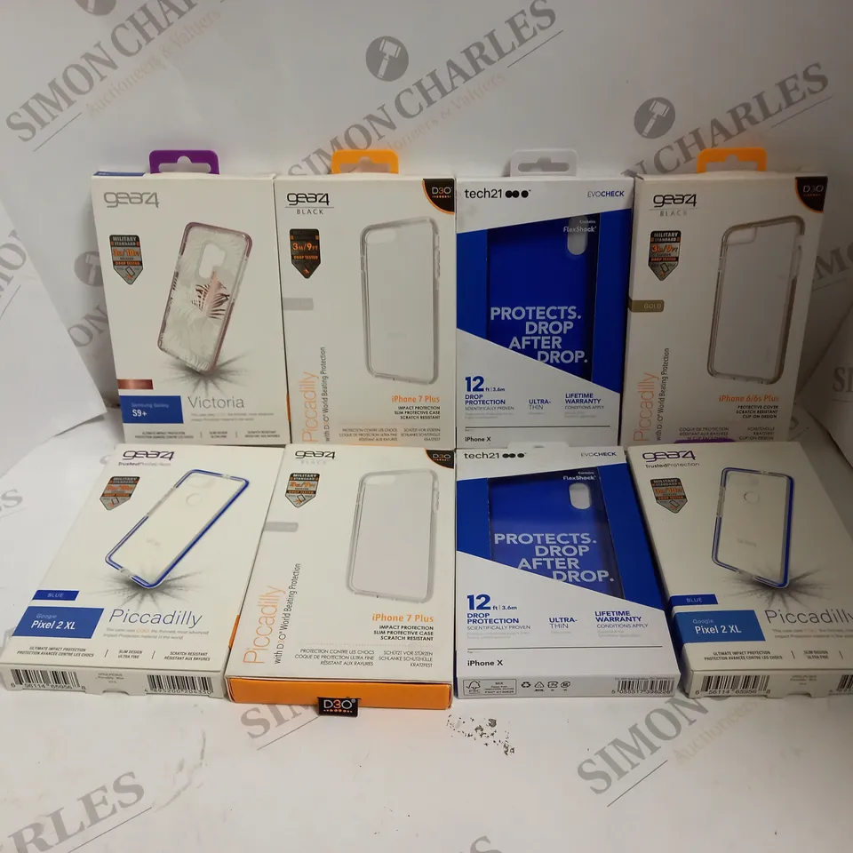 APPROXIMATELY 70 ASSORTED PROTECTIVE SMARTPHONE CASES FOR VARIOUS MODELS TO INCLUDE PIXEL 2 XL, S9+, IPHONE 7 PLUS ETC 