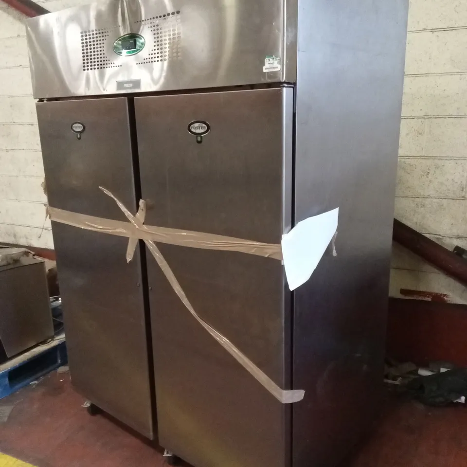 FOSTER COMMERCIAL STAINLESS STEEL DOUBLE DOOR FREEZER
