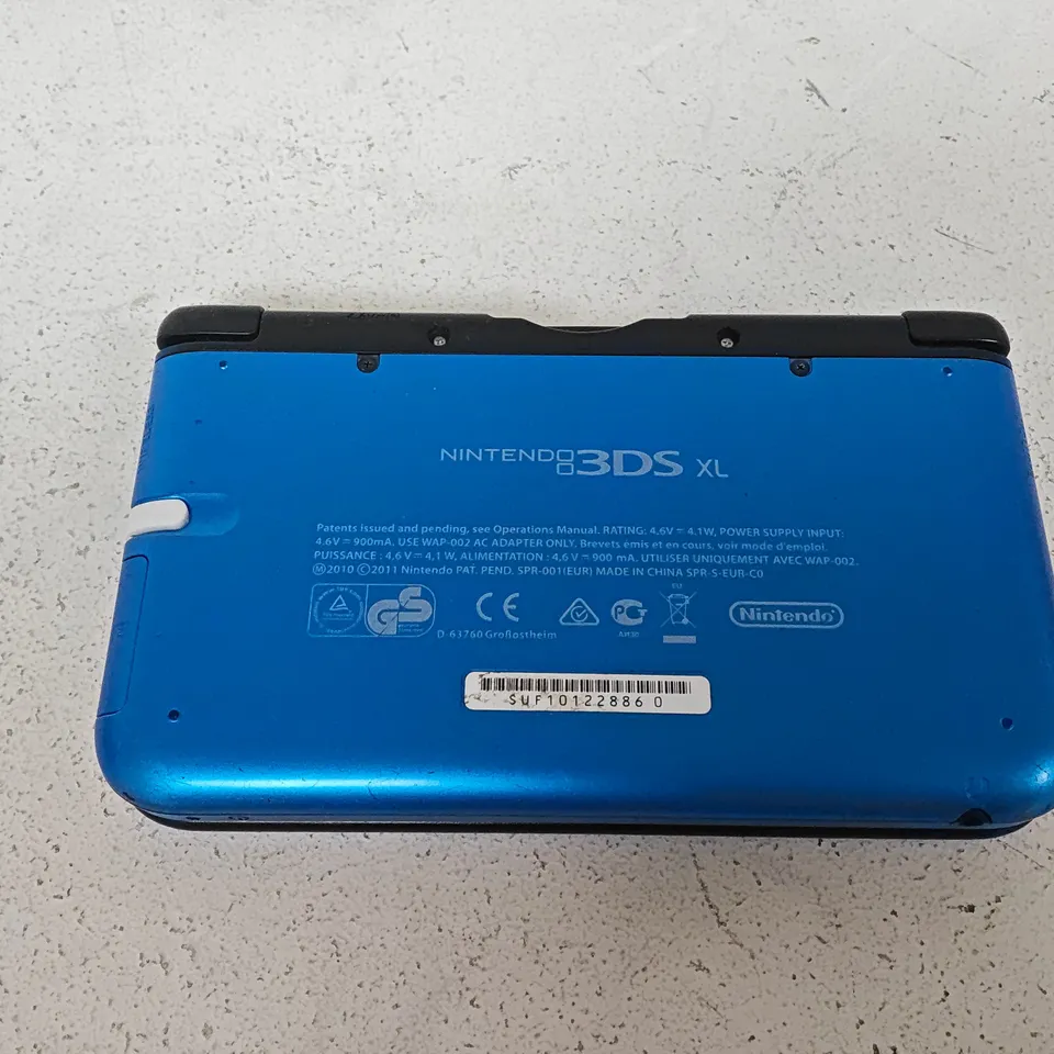 UNBOXED NINTENDO 3DS XL IN BLUE