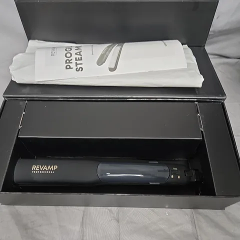 REVAMP STEAMCARE PROFESSIONAL HAIR STRAIGHTENER – BOXED