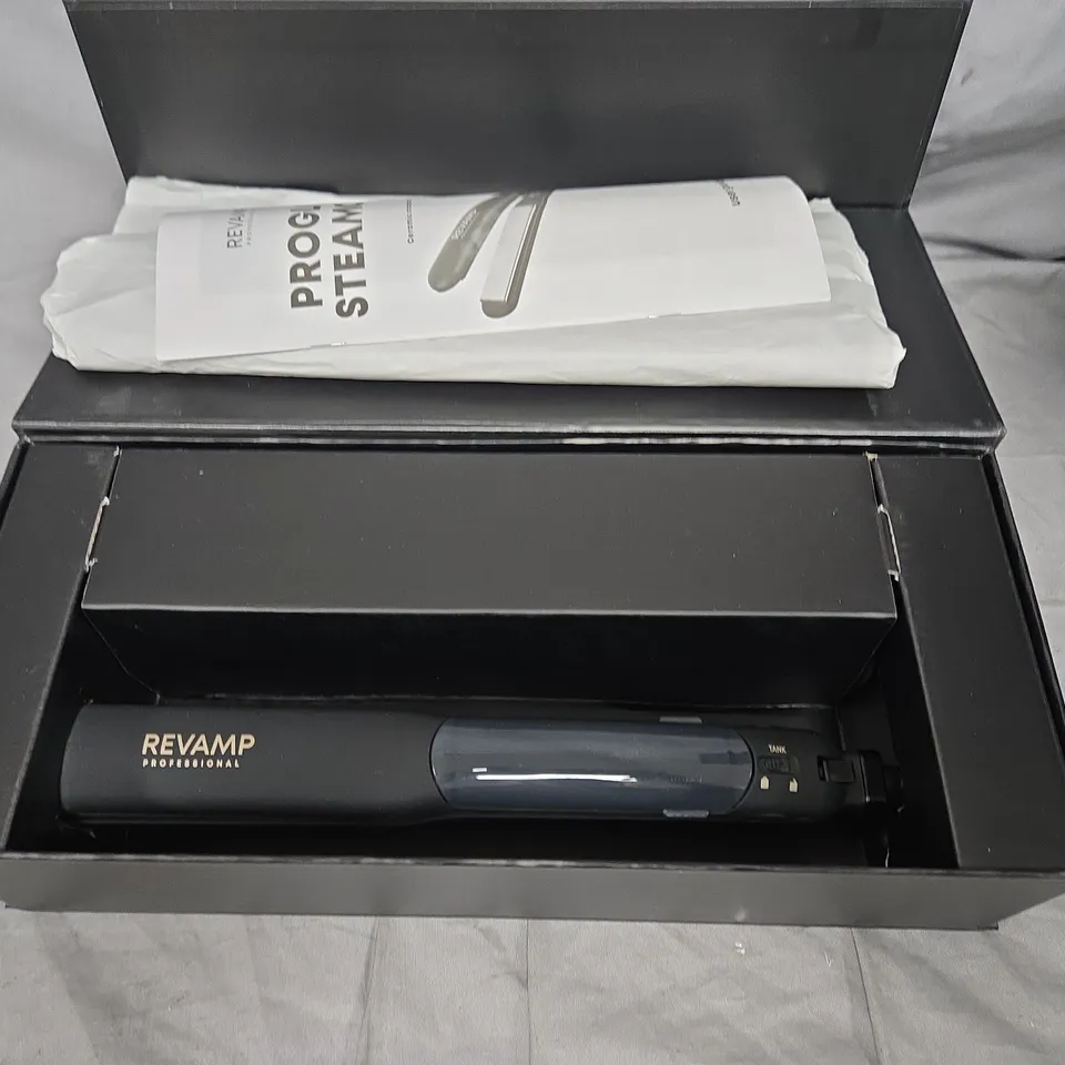 REVAMP STEAMCARE PROFESSIONAL HAIR STRAIGHTENER – BOXED