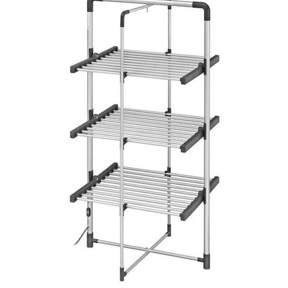 3 TIER BLACK + DECKER HEATED AIRER - CHROME (COLLECTION ONLY) RRP £139.99