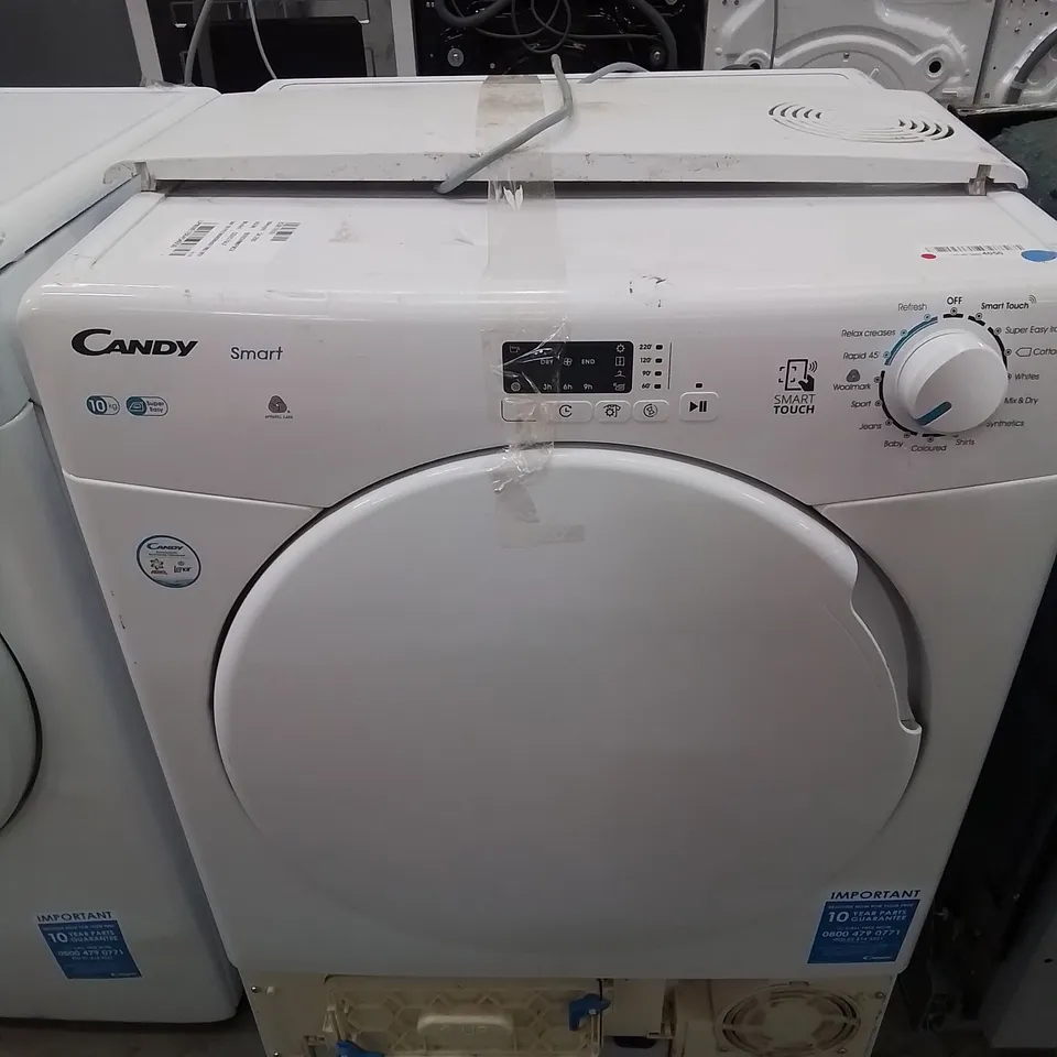 CANDY 10KG FREESTANDING CONDENSER TUMBLE DRYER IN WHITE-COLLECTION ONLY-
