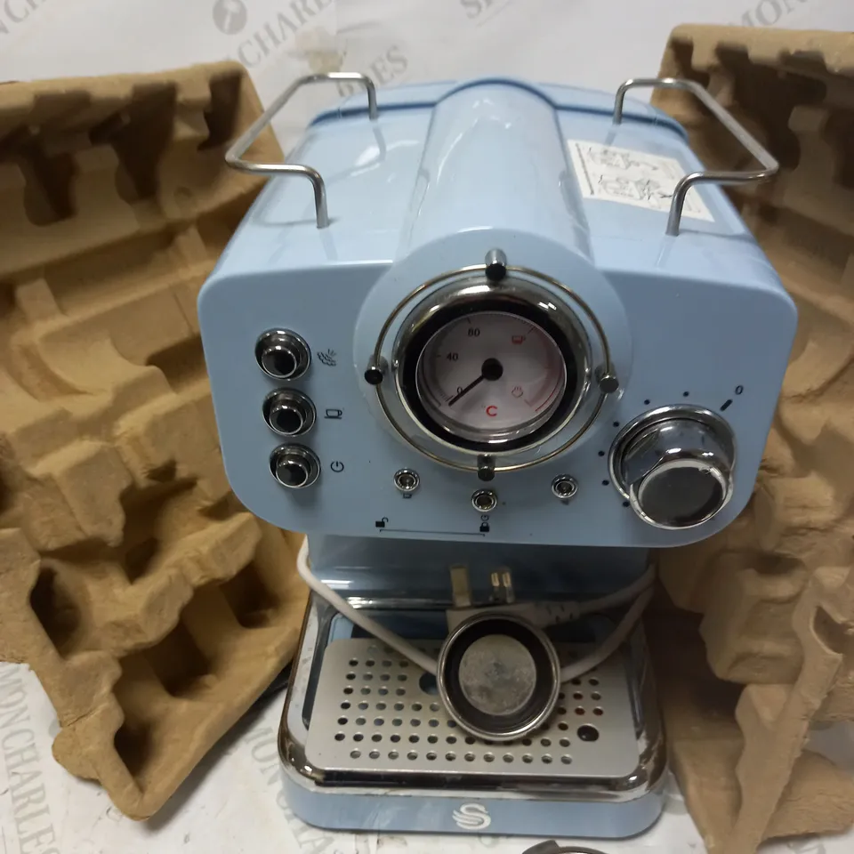 SWAN RETRO ESPRESSO COFFEE MACHINE