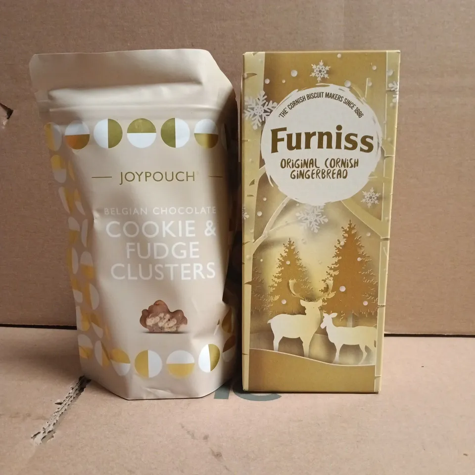 APPROXIMATELY 10 ASSORTED FOOD AND DRINK ITEMS TO INCLUDE JOYPOUCH, FURNISS, ETC