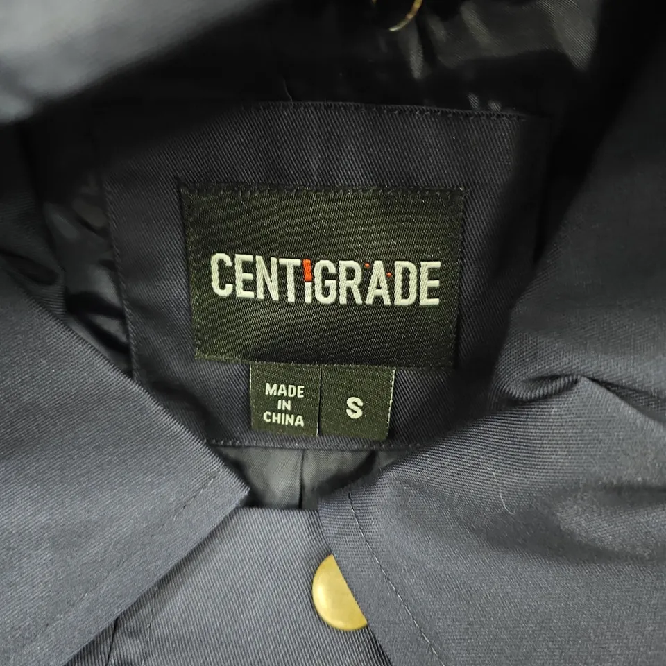 CENTIGRADE NAVY HOODED JACKET, SIZE S
