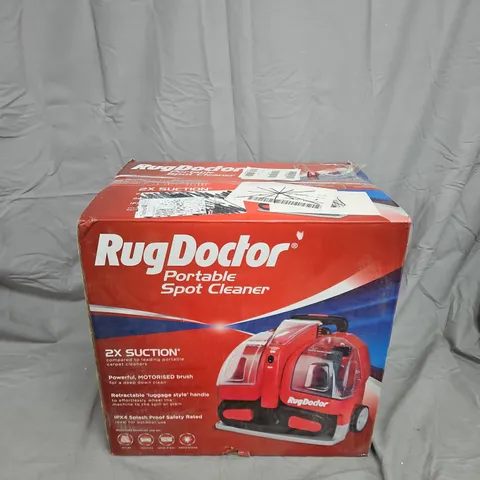 RUG DOCTOR PORTABLE SPOT CLEANER – RED, BOXED