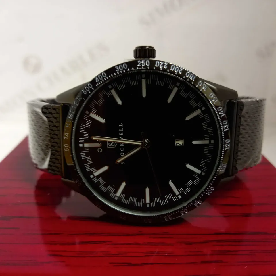 STOCKWELL DATE DIAL MESH STRAP WRISTWATCH RRP £650