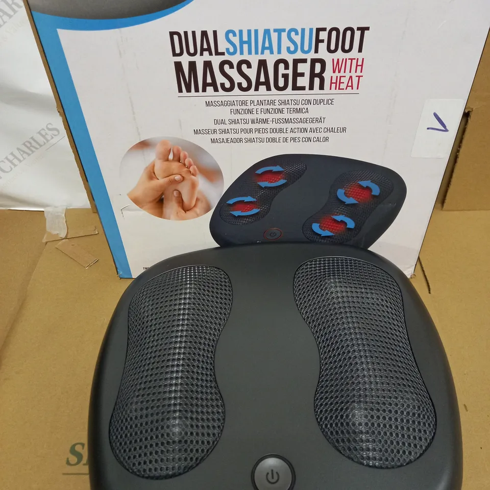 BOXED HOMEDICS DUAL SHIATSU FOOT MASSAGER