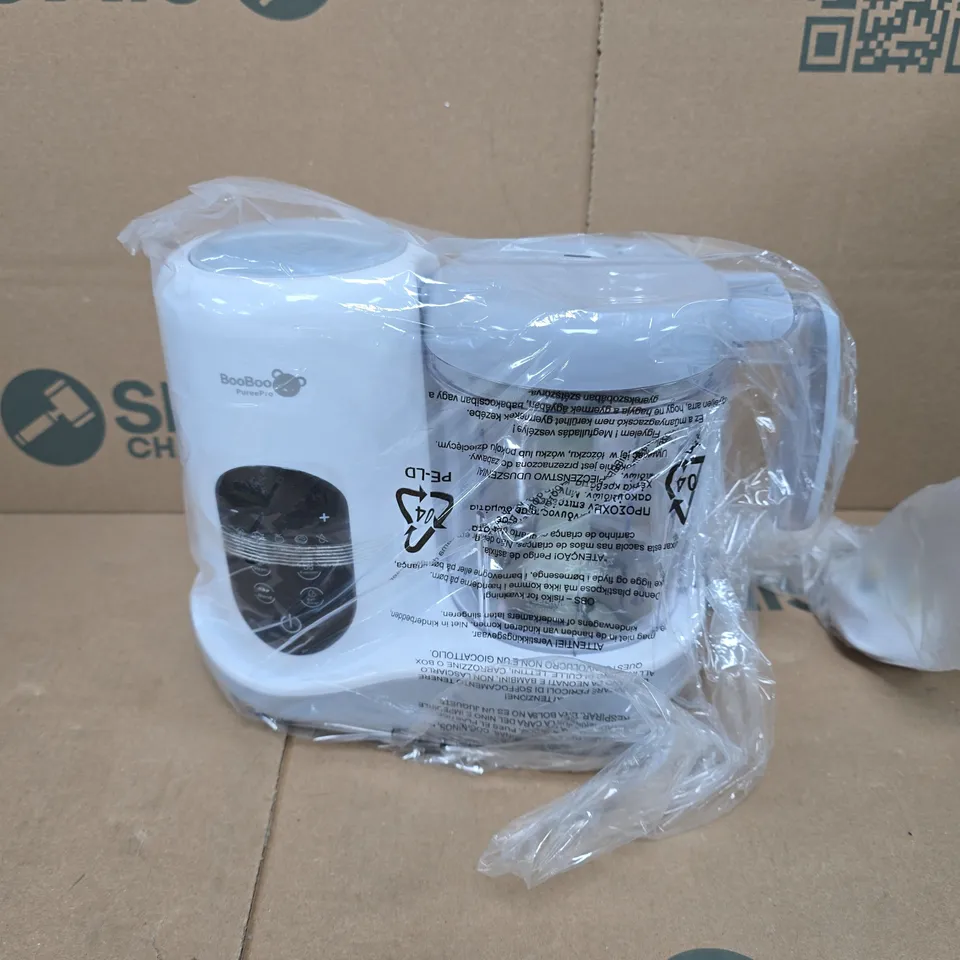 BOOBOO PUREPRO BABY FOOD PROCESSOR – BOXED