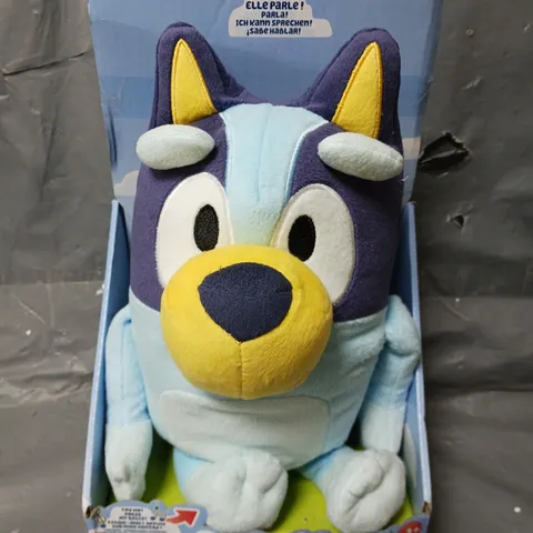 BOXED TALKING BLUEY PLUSH TOY