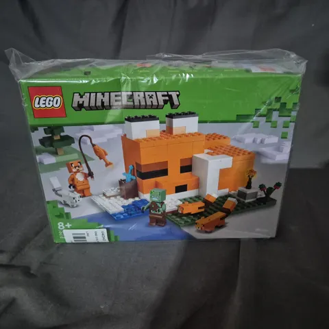 BOXED LEGO MINECRAFT THE FOX LODGE 