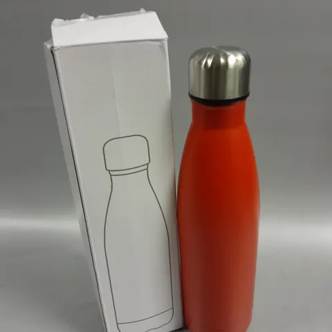 BOXED 304 DOUBLE STAINLESS STEEL DOUBLE WALL INSULATED LEAK PROOF BOTTLE IN RED