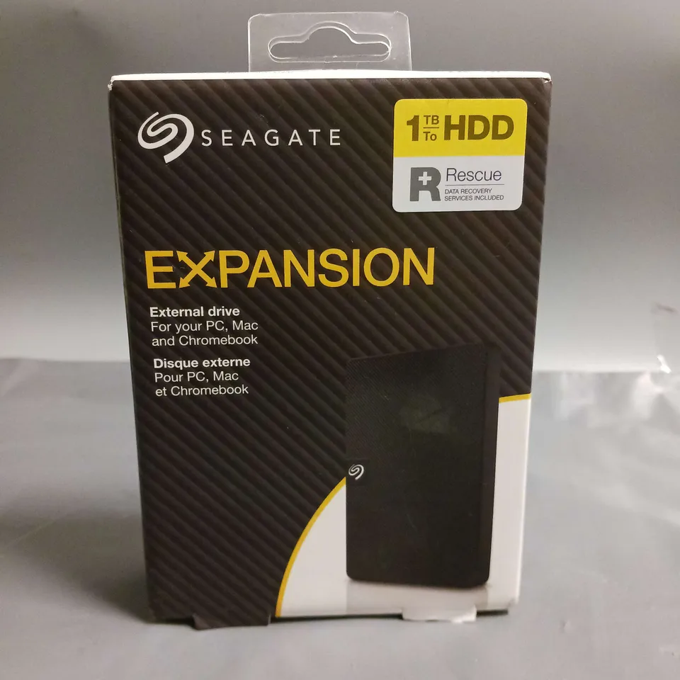 SEALED SEAGATE 1TB HDD EXPANSION EXTERNAL DRIVE