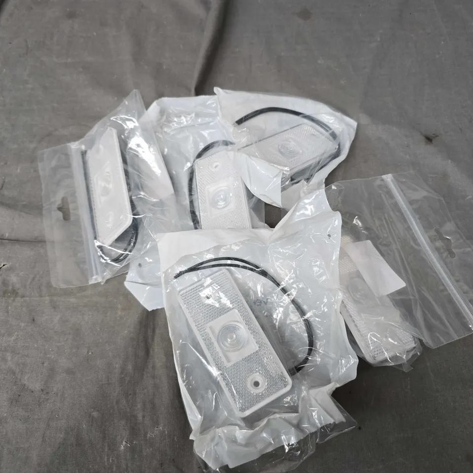 5 X VENTA RECTANGULAR WHITE LED FRONT MARKER LIGHTS 