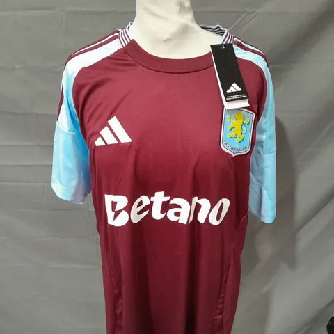 ASTON VILLA FC HOME SHIRT SIZE L