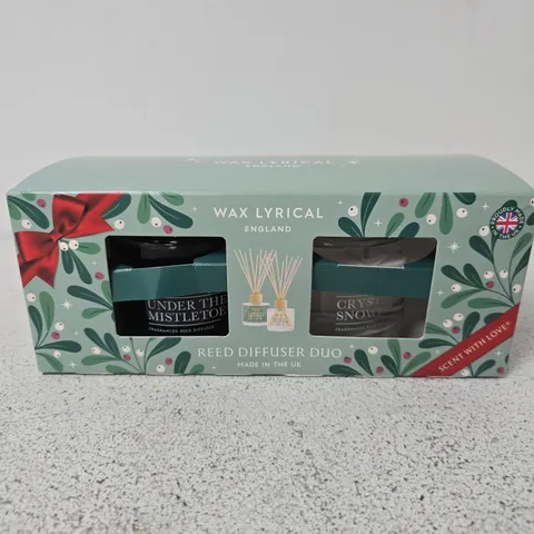 BOXED WAX LYRICAL REED DIFFUSER DUO