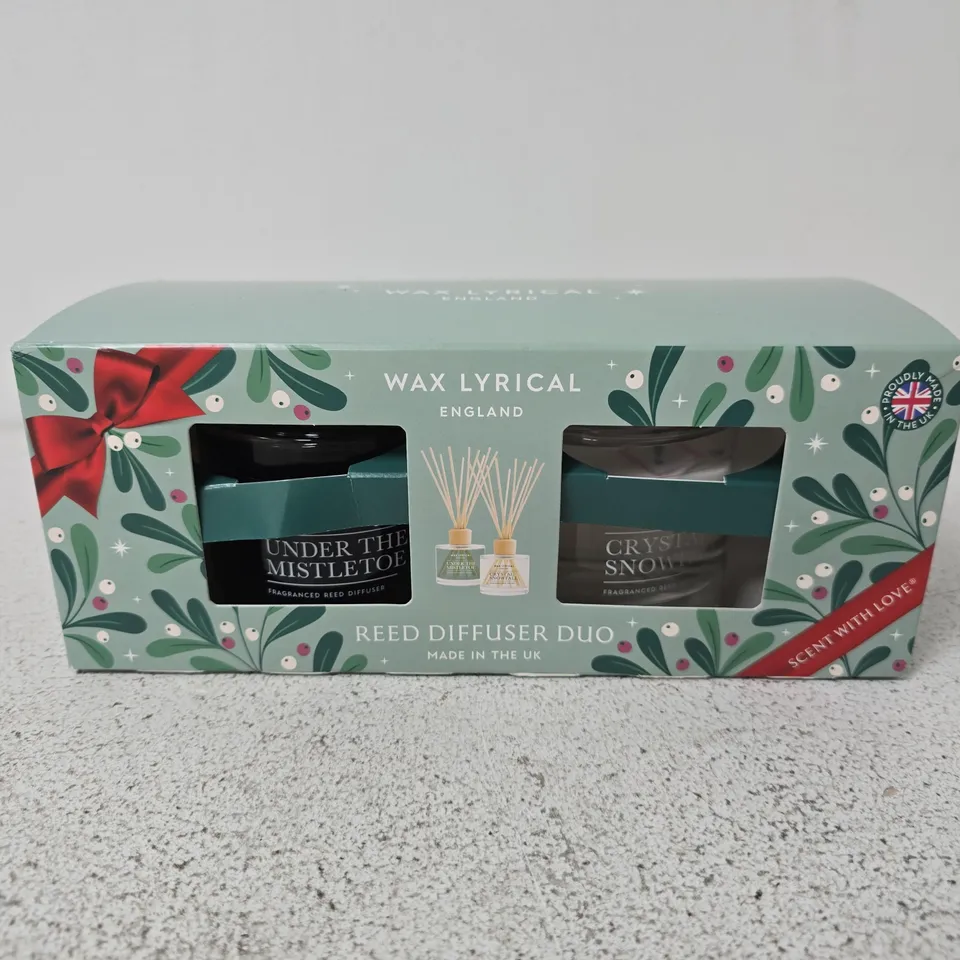 BOXED WAX LYRICAL REED DIFFUSER DUO
