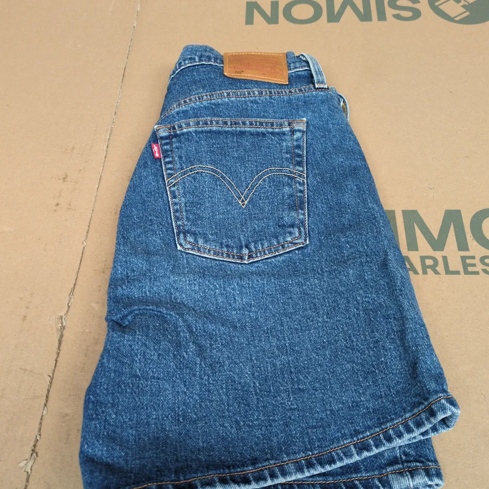LEVI'S DENIM SHORTS – BLUE DENIM – SIZE UNSPECIFIED