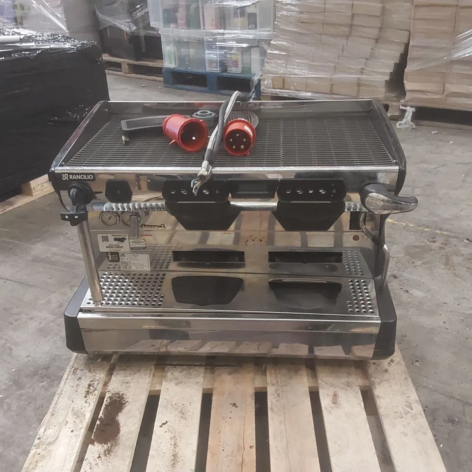 RANCILIO CLASSE 7 COMMERCIAL 2 GROUP COFFEE MACHINE