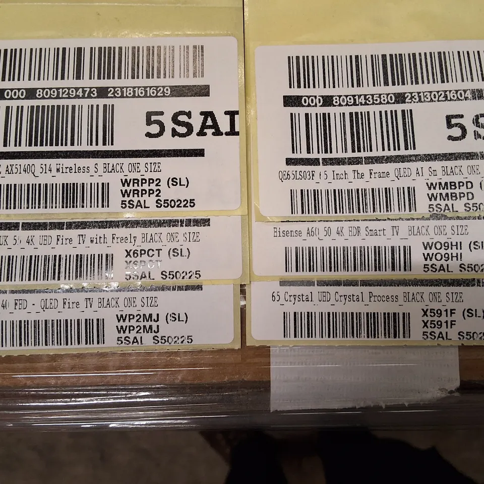 PALLET CONTAINING 6 ASSORTED DAMAGED TVS