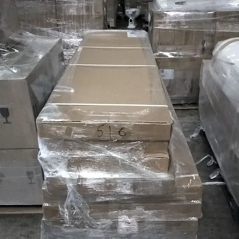 PALLET OF APPROXIMATELY 11 NOVOLI BATH PANEL AND PLINTH