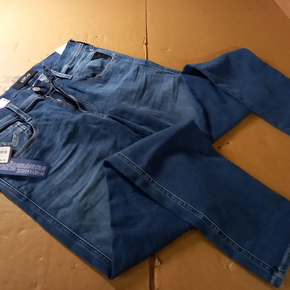 REPLAY HYPERFLEX ANBASS JEANS IN DARK BLUE - 30W REG