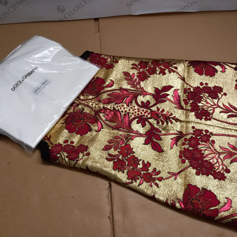 DOLCE & GABBANA FLORAL CHRISTMAS THEME KIDS DRESS - 8 120-131CM