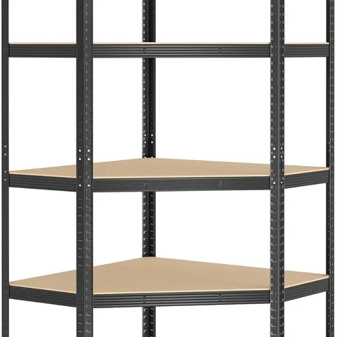 BOXED SONGMICS CORNER SHELF 5-TIER, GARAGE SHELVING