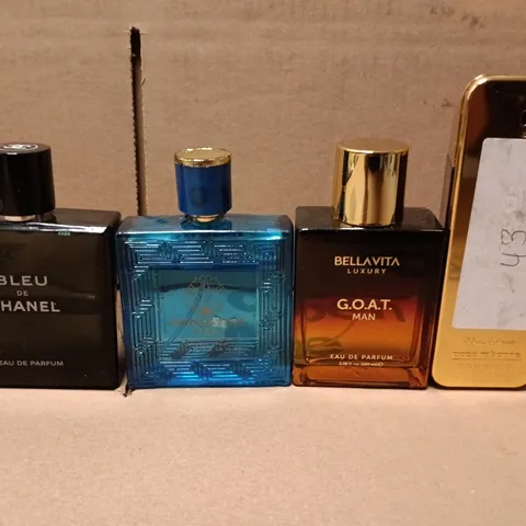 APPROX 10 ASSORTED UNBOXED FRAGRANCES TO INCLUDE CHANEL , VERSATILE AND PACO RABANNE - COLLECTION ONLY 