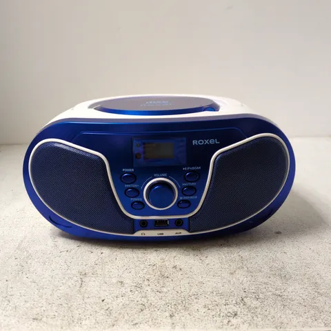 ROXEL PORTABLE BOOMBOX WITH USB & AUX