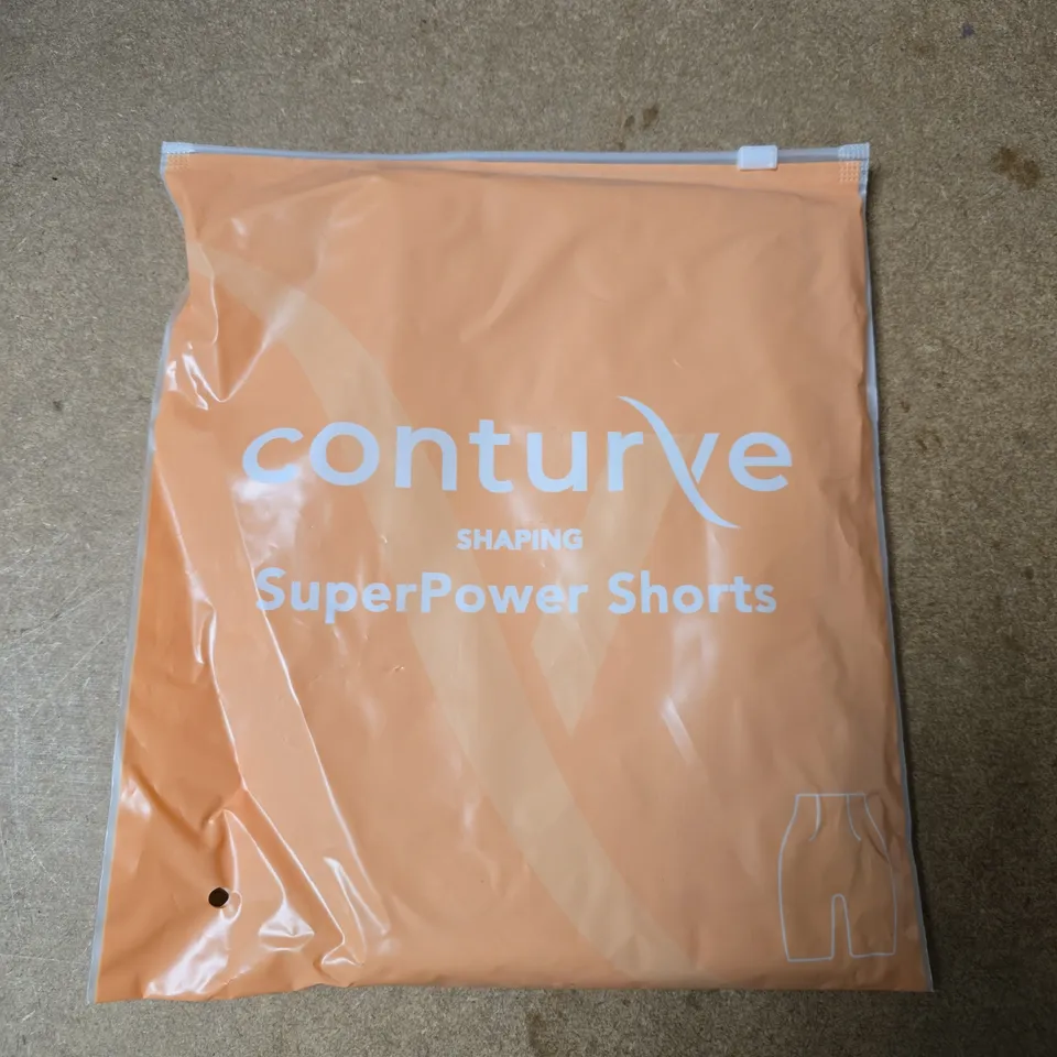 APPROXIMATELY 40 CONTURVE SHAPING SUPER POWER SHORTS IN ASSORTED COLOURS & SIZES